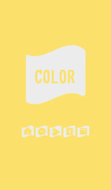 [LINE着せ替え] yellow color P01の画像1