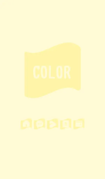 [LINE着せ替え] yellow color P05の画像1