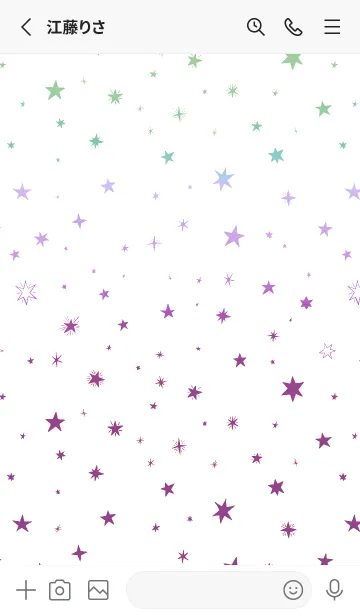 [LINE着せ替え] ミニ スターズ _49の画像3