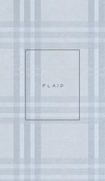 [LINE着せ替え] チェック柄 St 01 - ブルー グレーの画像1