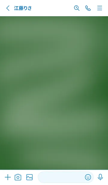 [LINE着せ替え] シンプルな黒板の着せかえ/ブルー/ホワイトの画像3