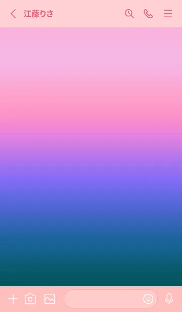 [LINE着せ替え] シンプル グラデーション _23の画像3