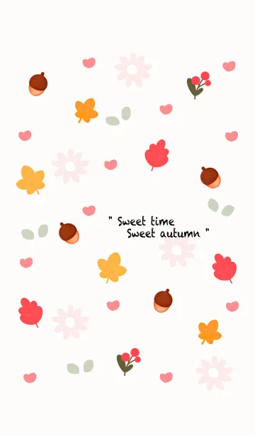 [LINE着せ替え] Sweet autumn time 2の画像1