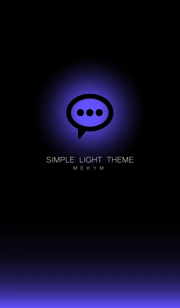 [LINE着せ替え] SIMPLE LIGHT ICON-GRADATION 19の画像1