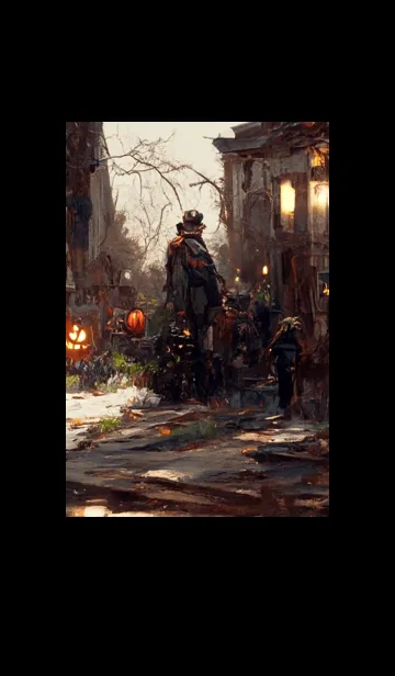 [LINE着せ替え] ダーク・ハロウィン[6/30]。の画像1