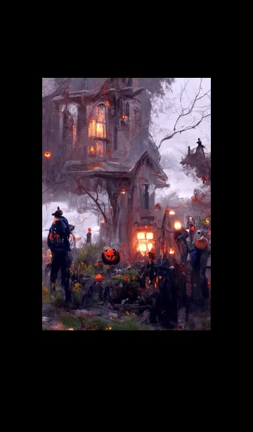 [LINE着せ替え] ダーク・ハロウィン[7/30]。の画像1