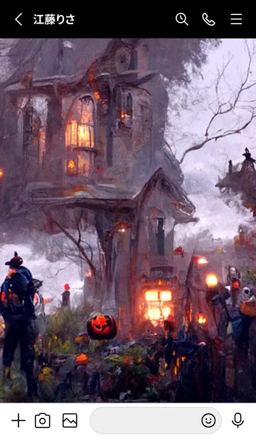 [LINE着せ替え] ダーク・ハロウィン[7/30]。の画像3