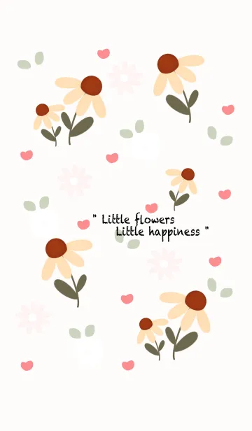 [LINE着せ替え] My little white flowers 4の画像1