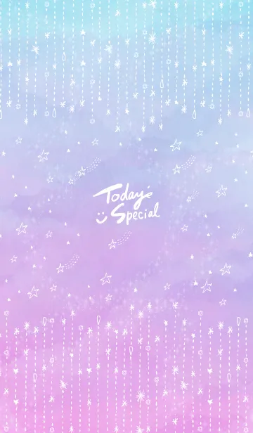 [LINE着せ替え] 星 キラキラ グラデーション16の画像1