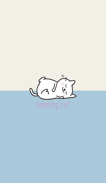 [LINE着せ替え] I am a Sleeping cat 32の画像1