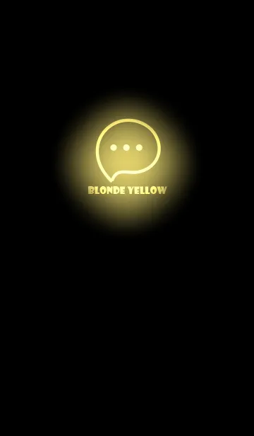 [LINE着せ替え] Blonde Yellow Neon Theme V3 (JP)の画像1