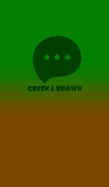 [LINE着せ替え] Brown & Green  Theme V3 (JP)の画像1