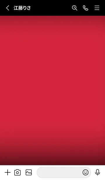 [LINE着せ替え] Brick Red And Black V.3 (JP)の画像3