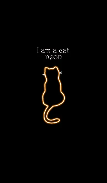 [LINE着せ替え] I am a cat neon 12の画像1