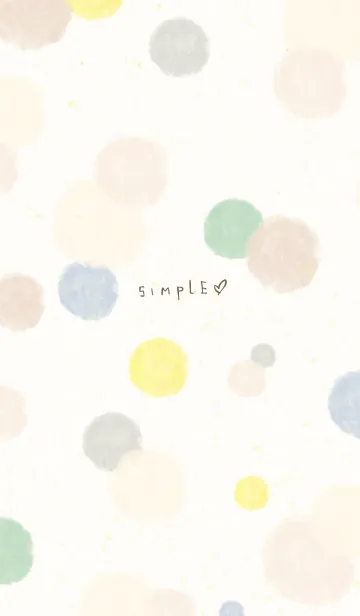 [LINE着せ替え] 水彩 丸 シック12の画像1