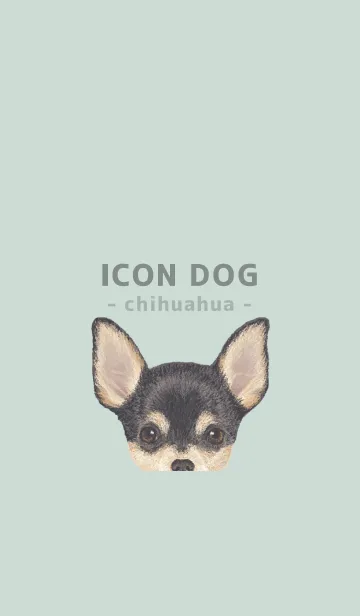 [LINE着せ替え] ICON DOG - チワワ - PASTEL GR/01の画像1