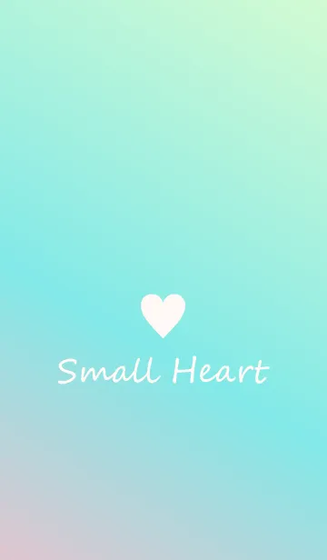 [LINE着せ替え] Small Heart *Pink+Blue+Green 2*の画像1