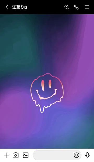 [LINE着せ替え] サイケデリック スマイル 251の画像3