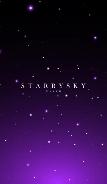 [LINE着せ替え] STARRY SKY-STAR.MEKYM 16の画像1