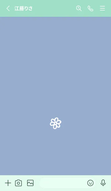 [LINE着せ替え] ミニ フラワー _13の画像3