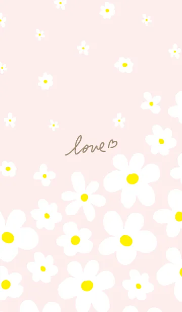 [LINE着せ替え] 白い花 可憐26の画像1