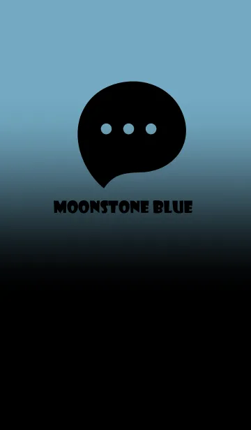 [LINE着せ替え] Black & Moonstone Blue Theme V2 (JP)の画像1