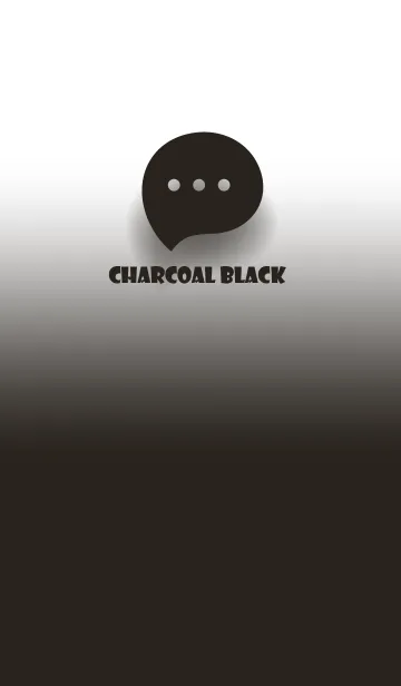[LINE着せ替え] Charcoal Black & White Theme V.2 (JP)の画像1