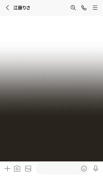 [LINE着せ替え] Charcoal Black & White Theme V.2 (JP)の画像3