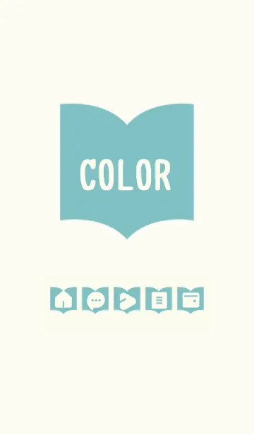 [LINE着せ替え] green color Q07の画像1