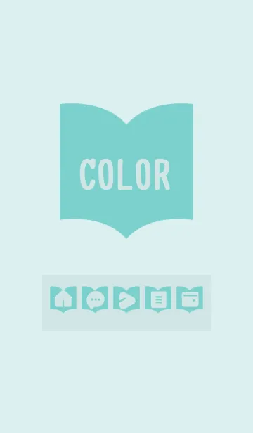 [LINE着せ替え] green color Q10の画像1