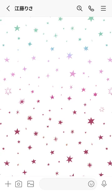 [LINE着せ替え] ミニ スターズ _50の画像3