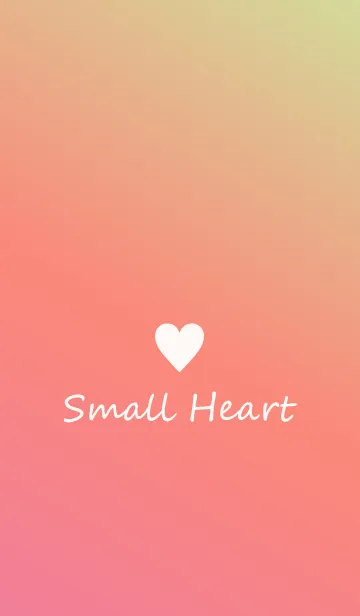 [LINE着せ替え] Small Heart *Pink+Orange+Green*の画像1