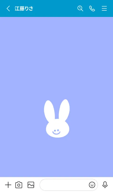 [LINE着せ替え] ホワイト ラビット 9の画像3