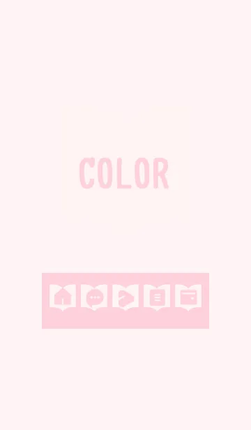 [LINE着せ替え] pink color Q03の画像1