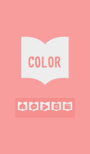 [LINE着せ替え] red color Q01の画像1