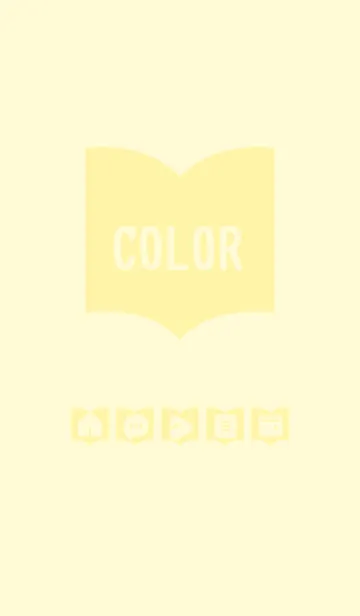 [LINE着せ替え] yellow color Q05の画像1