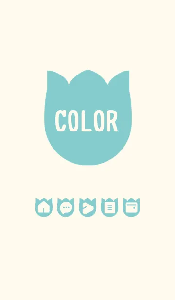 [LINE着せ替え] beige color R04の画像1