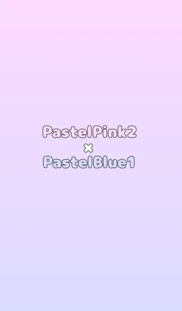 [LINE着せ替え] パステルピンク2★パステルブルー1.TKCの画像1