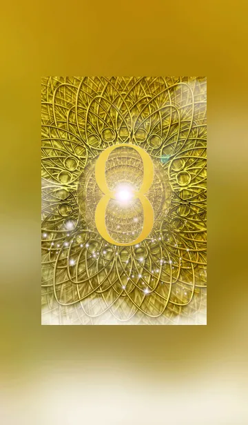 [LINE着せ替え] 運気が上がるGOLD無限曼荼羅の画像1