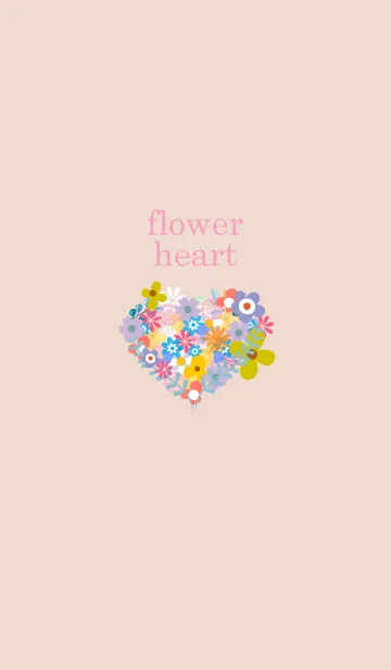 [LINE着せ替え] flower heart 2.の画像1