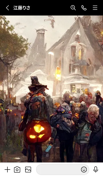 [LINE着せ替え] ダーク・ハロウィン[23/30]。の画像3