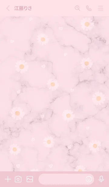 [LINE着せ替え] デイジーとマーブル✿ピンク09_1の画像3