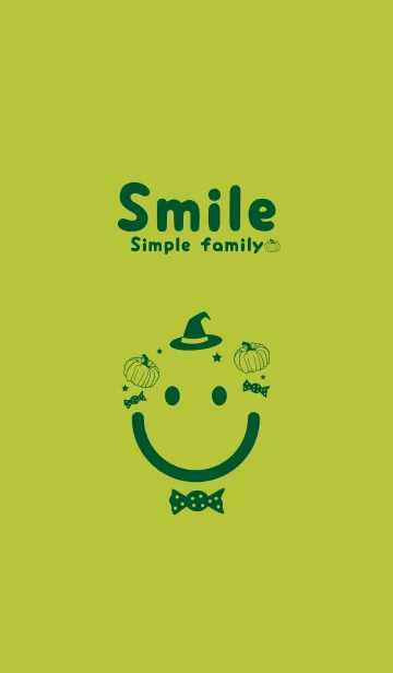 [LINE着せ替え] スマイル＆ハロウィン シトロンイエローの画像1