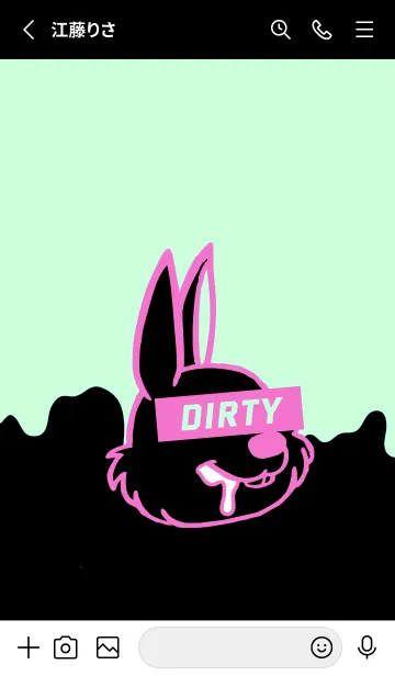 [LINE着せ替え] ダーティ ラビット 99の画像3