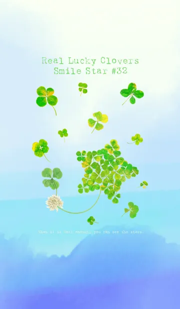 [LINE着せ替え] 本物ラッキークローバーズ Smile Star #32の画像1
