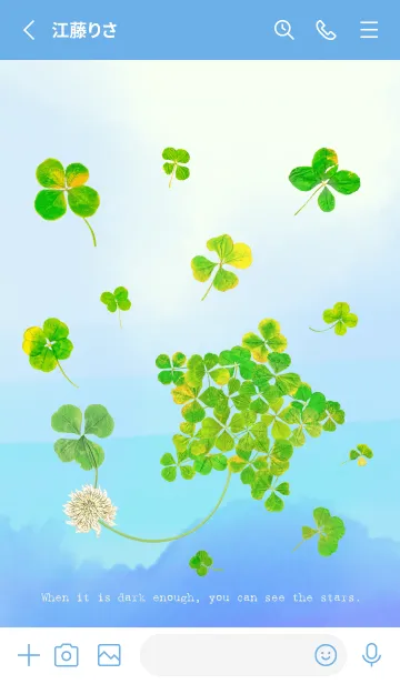 [LINE着せ替え] 本物ラッキークローバーズ Smile Star #32の画像3