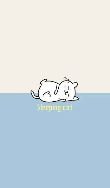 [LINE着せ替え] I am a Sleeping cat 34の画像1