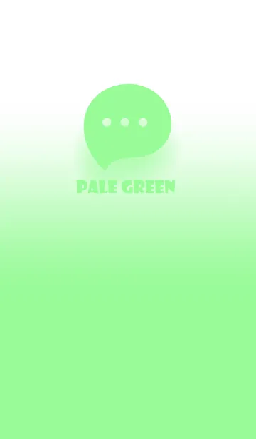 [LINE着せ替え] Pale Green & White Theme V.2 (JP)の画像1