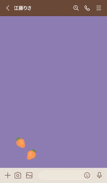 [LINE着せ替え] うさぎの落書き(くすみ:08)の画像3