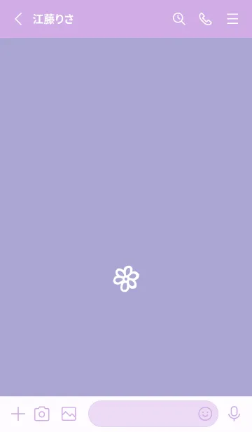 [LINE着せ替え] ミニ フラワー _14の画像3